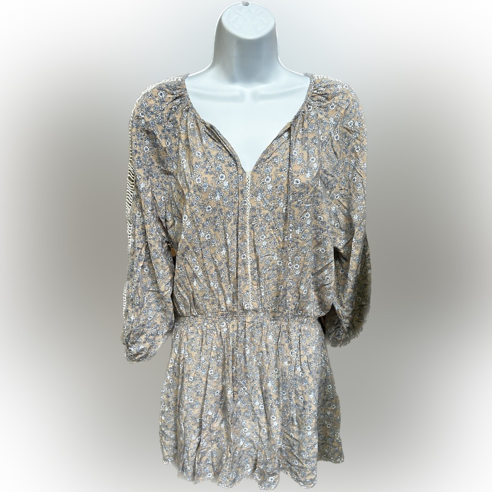 Womens Small Love Kuza Floral Tunic.